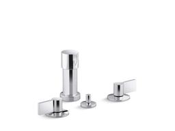 Components Widespread bidet faucet with Lever handles - image 1