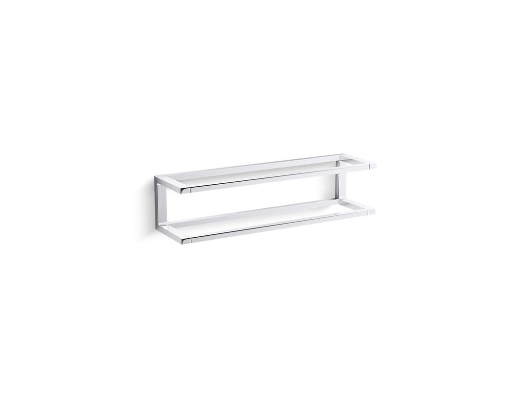 Draft 18'' towel bar frame - Polished Chrome by Kohler