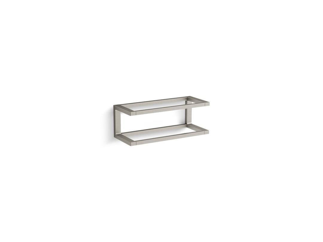 Draft 12'' towel bar frame - Vibrant Brushed Nickel by Kohler