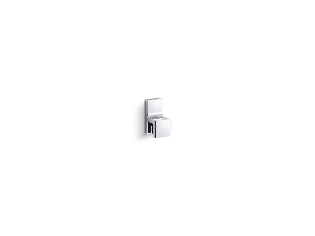 Draft frame robe hook - Vibrant Brushed Nickel by Kohler