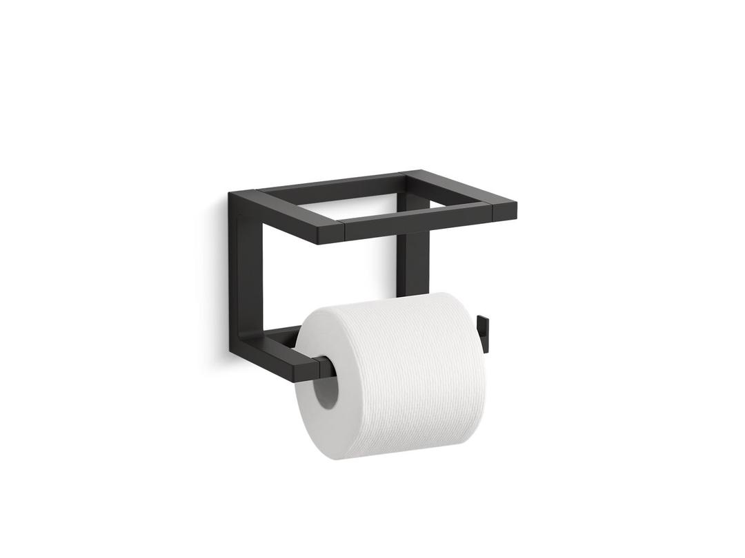 Draft Toilet paper holder - Matte Black by Kohler