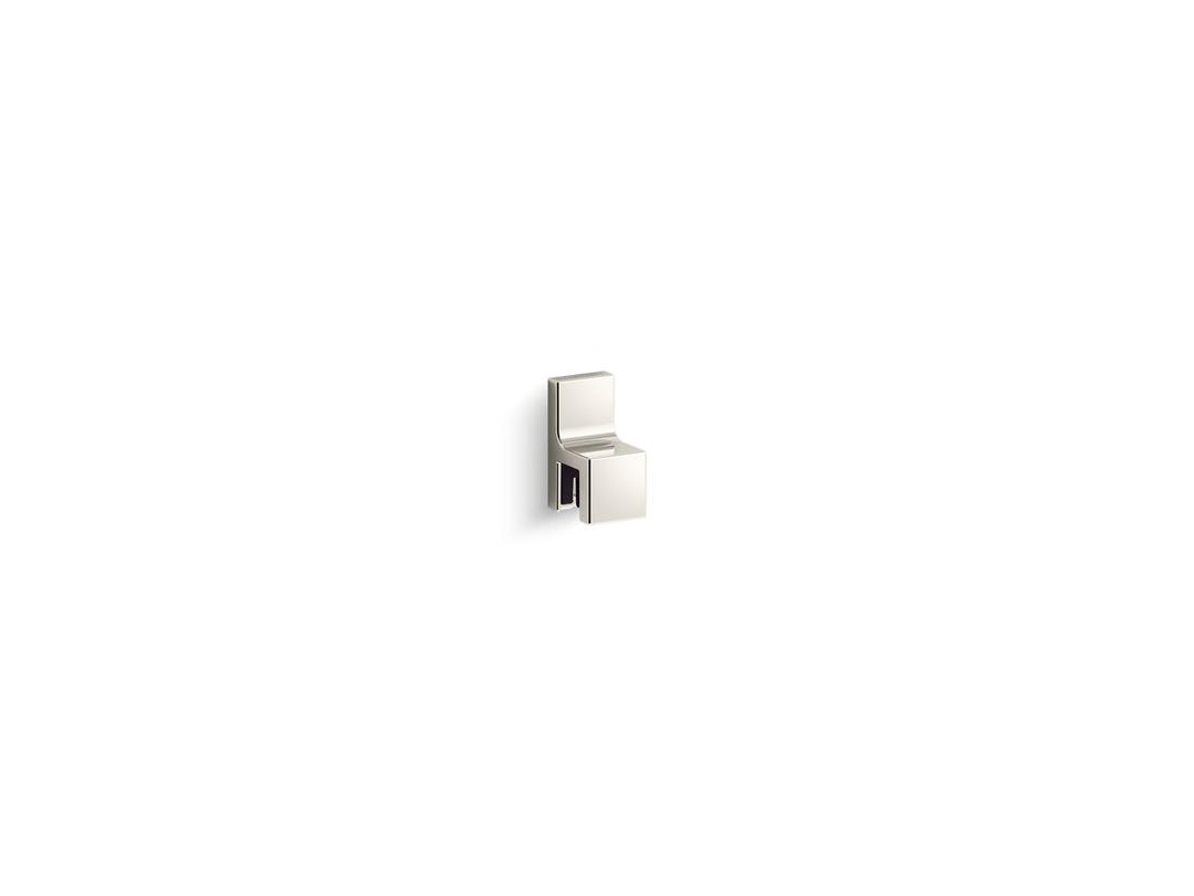 Draft frame robe hook - Vibrant Polished Nickel by Kohler