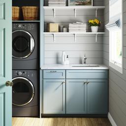 Simplice Pull-out laundry sink faucet with two-function sprayhead - image 5