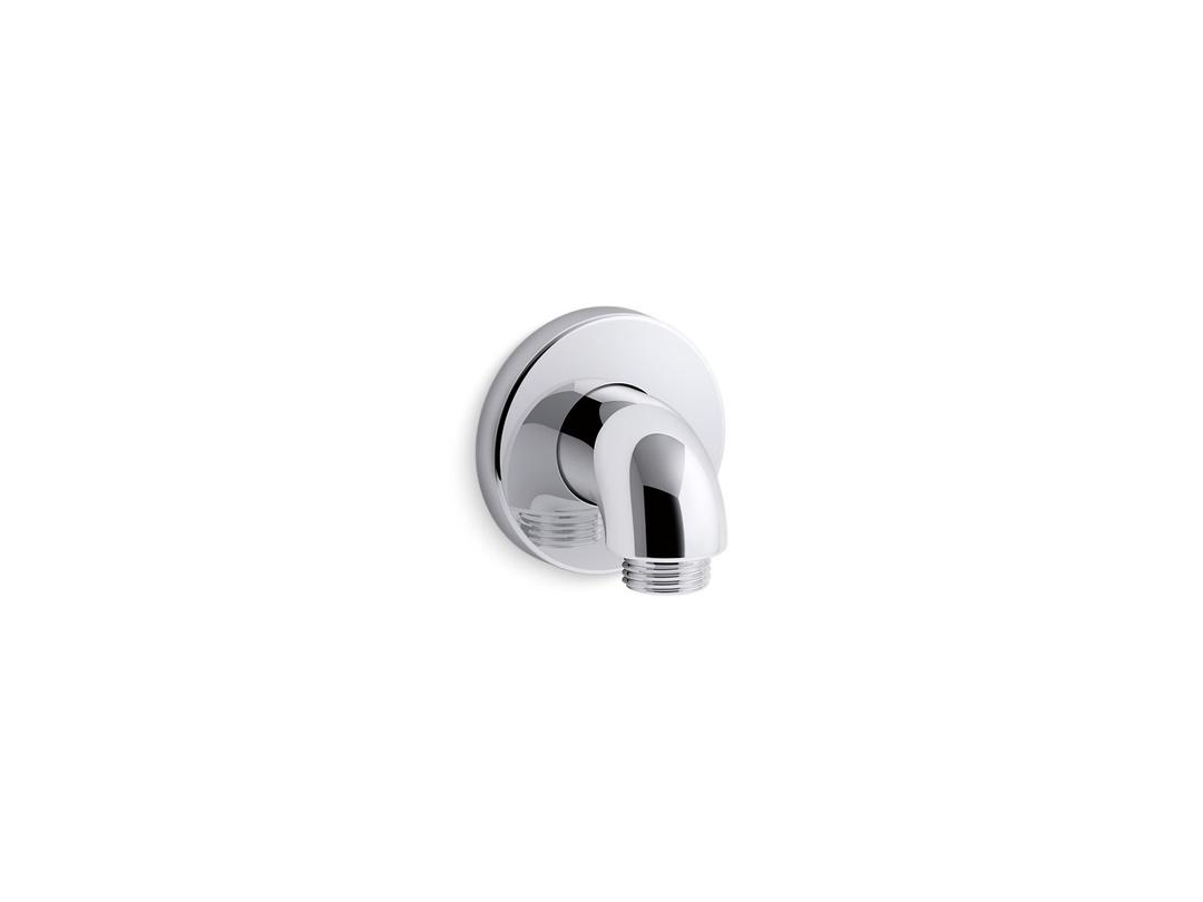 Purist Stillness Wall-mount supply elbow with check valve - Polished Chrome by Kohler