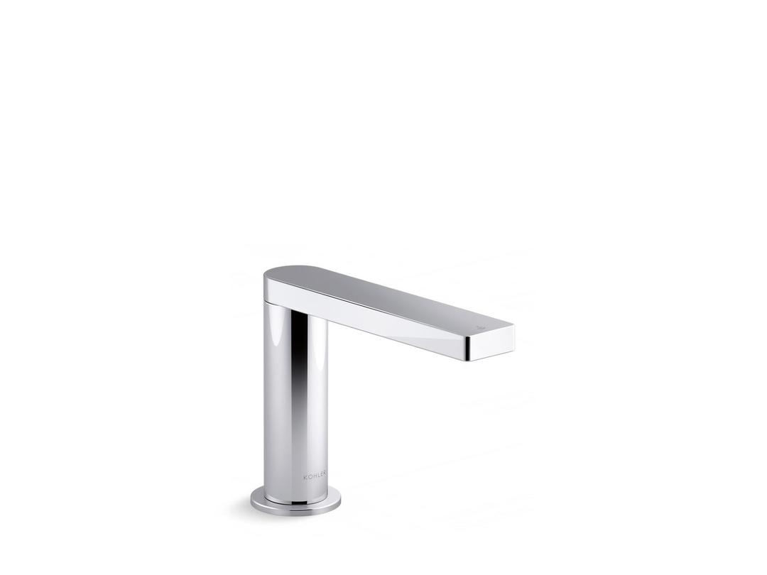 Composed Touchless faucet with Kinesis sensor technology and temperature mixer, Hybrid-powered by Kohler