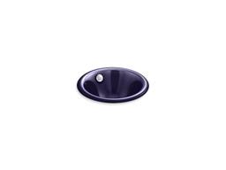 Kohler Iron Plains Round Drop-in/undermount Bathroom Sink - Black - image 3