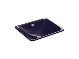 Kohler Iron Plains Drop-in/undermount Bathroom Sink - Indigo Blue - image 3