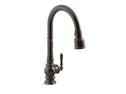 Artifacts Touchless pull-down kitchen sink faucet with KOHLER KonnectE and three-function sprayhead - image 9