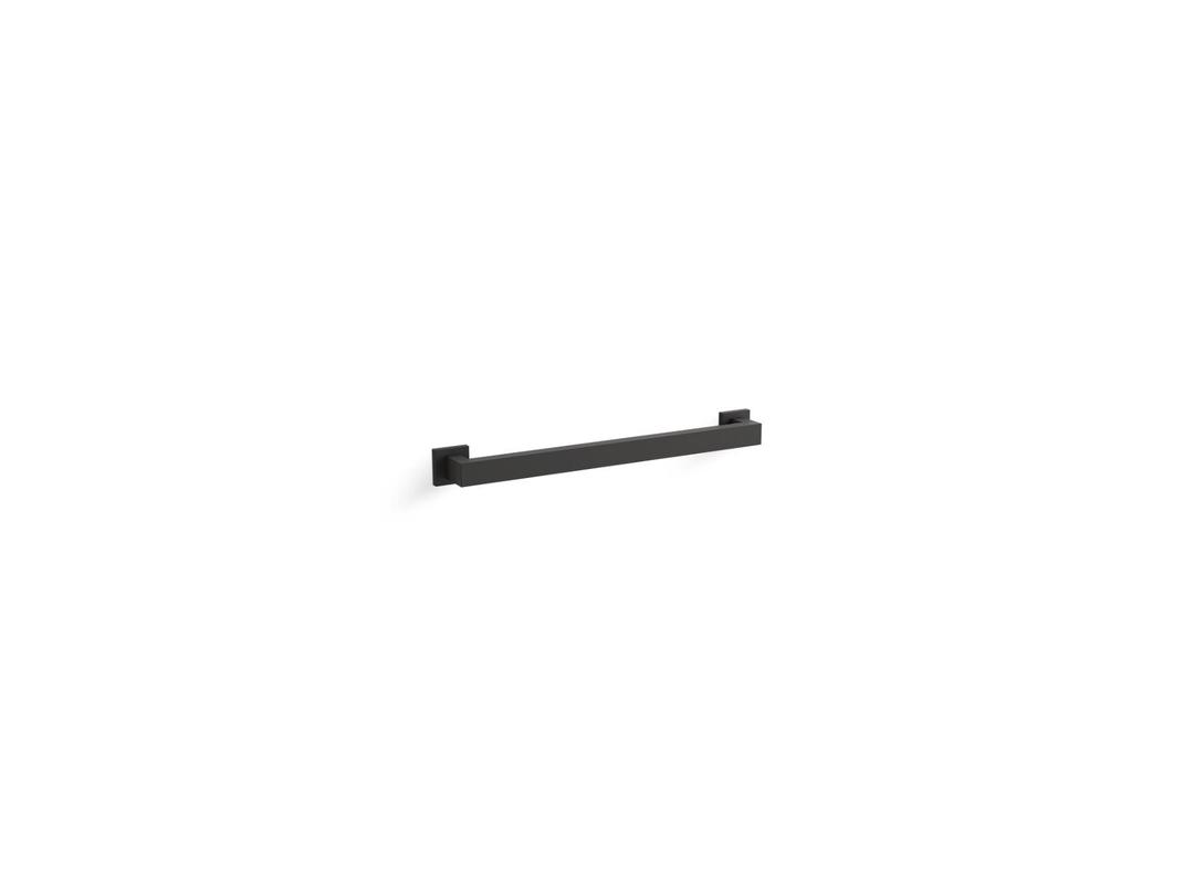 Square 18'' grab bar - Matte Black by Kohler