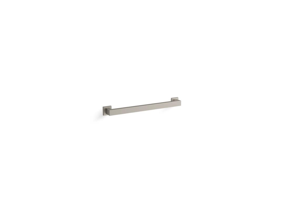 Square 18'' grab bar - Vibrant Brushed Nickel by Kohler