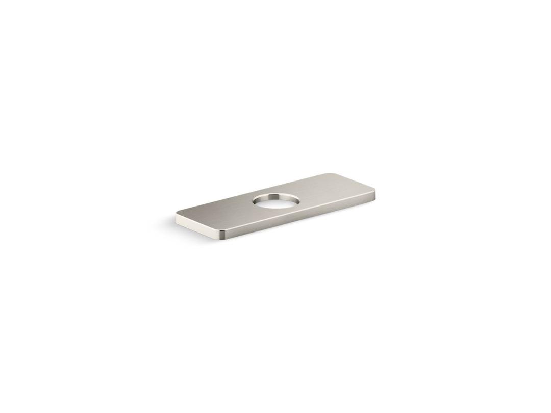 Kohler Parallel Escutcheon Plate - Vibrant Brushed Nickel by Kohler