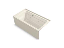 Archer 60'' x 32'' alcove Heated BubbleMassageE air bath and whirlpool, right drain - image 9