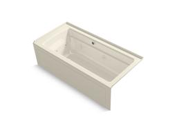 Archer 66'' x 32'' alcove Heated BubbleMassageE air bath and whirlpool, right drain - image 9