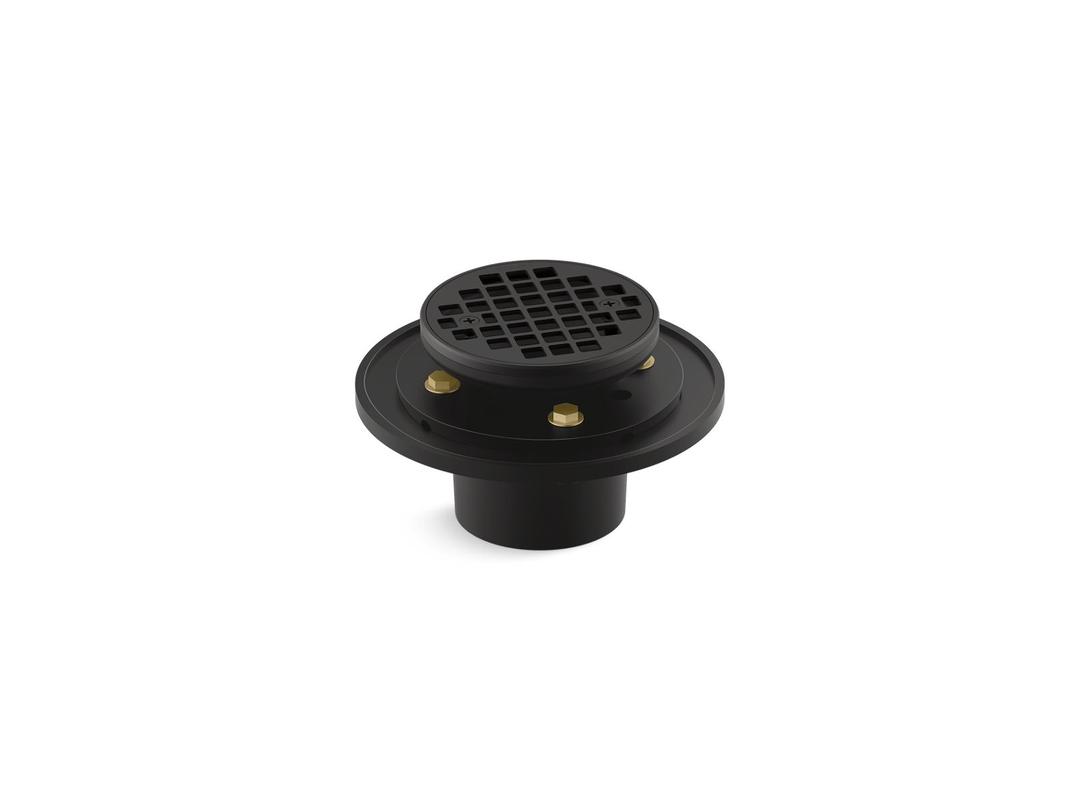 Clearflo Round brass tile-in shower drain by Kohler