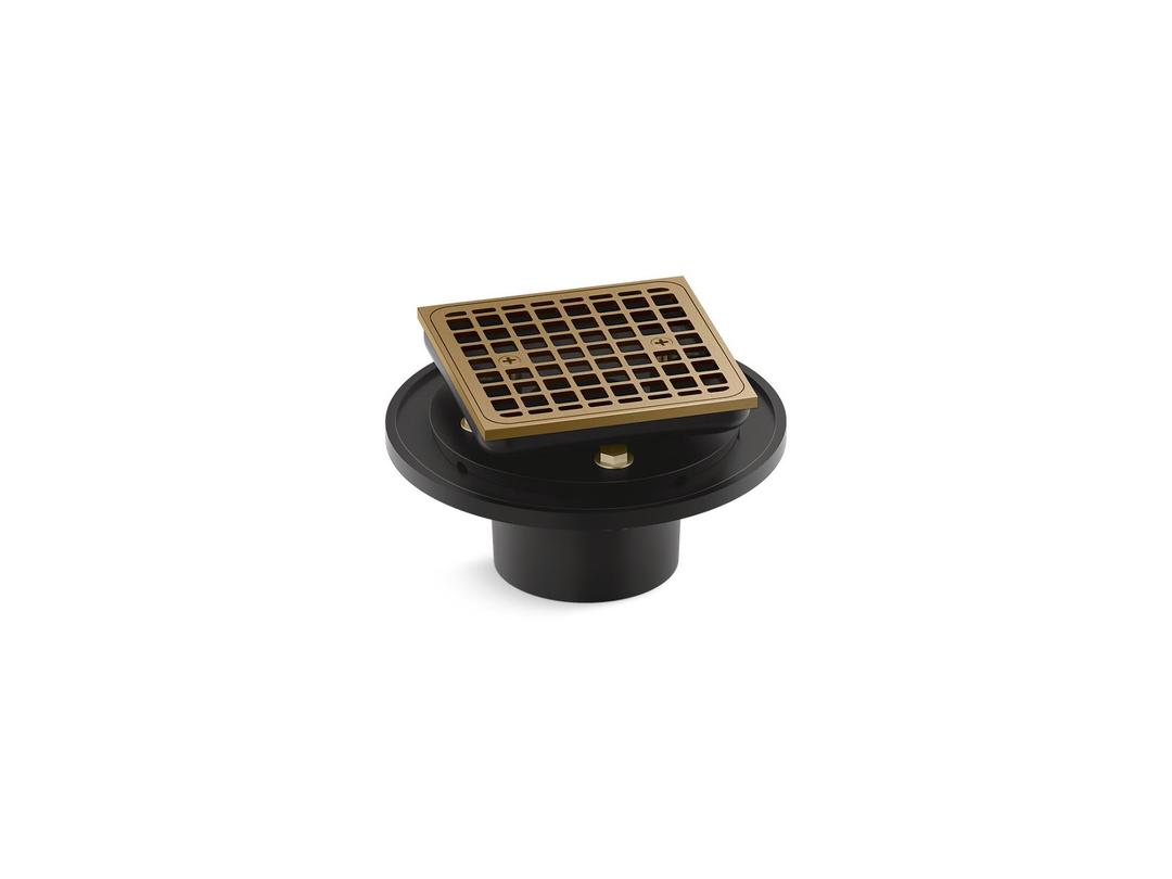 Clearflo Square brass tile-in shower drain by Kohler