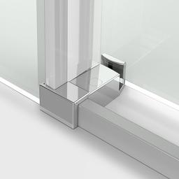 Composed Sliding shower door, 78'' H x 56-1/8 - 59-7/8'' W, with 3/8'' thick Crystal Clear glass - image 10