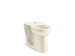 Kohler Modflex Adjust-a-bowl Floor-mount Top Spud Flushometer Bowl with Bedpan Lugs - White - image 2