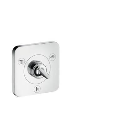 AXOR Citterio E Diverter Trim Trio/Quattro 5'' x 5'' in Chrome by Axor