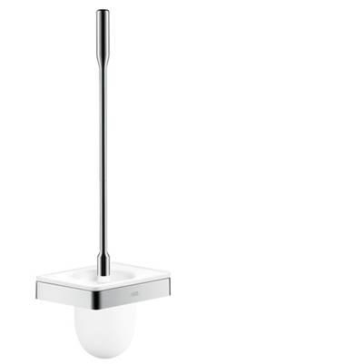 AXOR Universal SoftSquare Toilet Brush with Holder Wall-Mounted in Chrome by Axor