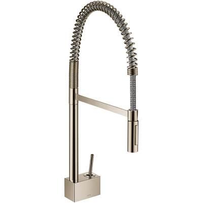 AXOR Starck Semi-Pro Kitchen Faucet 2-Spray, 1.75 GPM in Polished Nickel by Axor