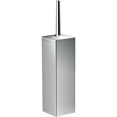 AXOR Universal Rectangular Toilet Brush Holder, Wall-Mounted in Chrome by Axor