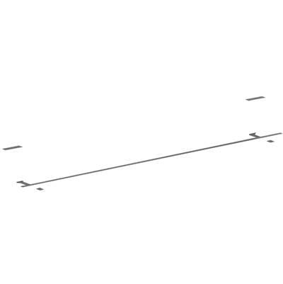 AXOR Universal Rectangular Towel Bar, 24'' in Brushed Black Chrome by Axor