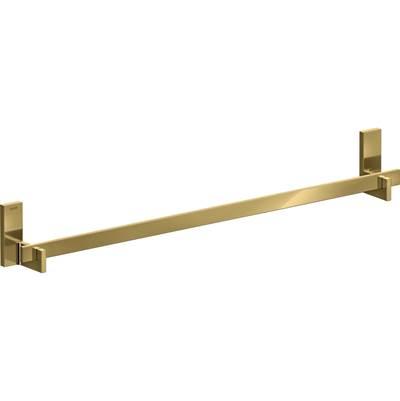 AXOR Universal Rectangular Towel Bar, 32'' in Polished Gold Optic