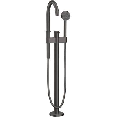 AXOR ONE Freestanding Tub Filler Trim with 1.75 GPM Handshower in Brushed Black Chrome by Axor