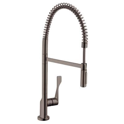 AXOR Citterio Semi-Pro Kitchen Faucet 2-Spray, 1.5 GPM in Brushed Black Chrome by Axor
