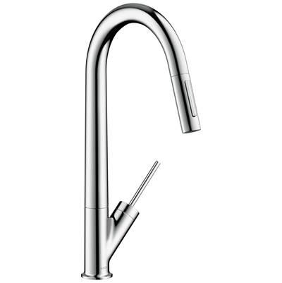 AXOR Starck HighArc Kitchen Faucet 2-Spray Pull-Down, 1.5 GPM in Chrome by Axor
