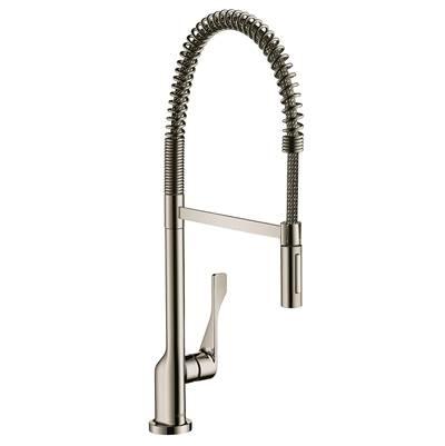 AXOR Citterio Semi-Pro Kitchen Faucet 2-Spray, 1.75 GPM in Polished Nickel by Axor