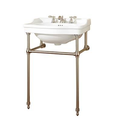 Cali 24'' Console w/Stand,Whi 8'' Widespread, ORB Stand by Barclay