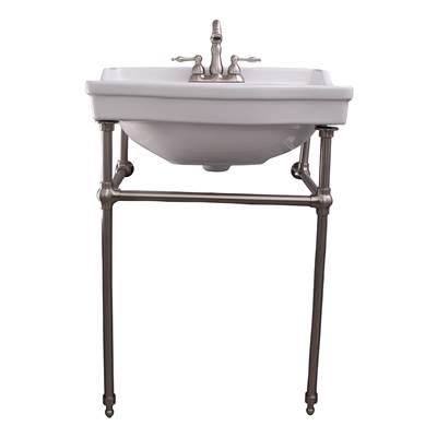 Ensal 30''Console w/Stand,Whi 4'' CC, BN Stand by Barclay