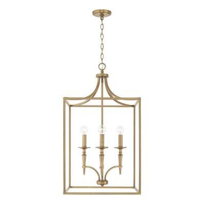 Abbie 4-Light Foyer in Aged Brass by Capital Lighting