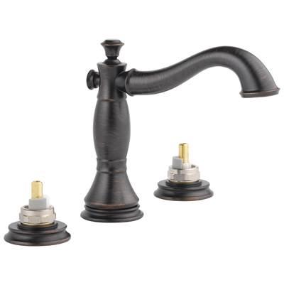 CassidyE Two Handle Widespread Bathroom Faucet - Less Handles by Delta Faucet