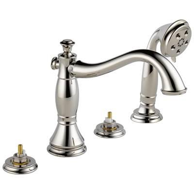 CassidyE Roman Tub with Hand Shower Trim - Less Handles by Delta Faucet