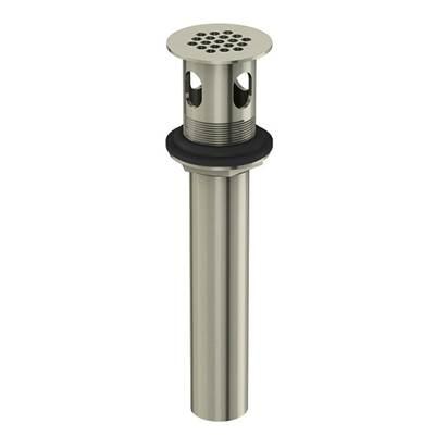 1 1/4'' Metal Grid Strainer Assembly with Overflow Brushed Nickel by Gerber Plumbing