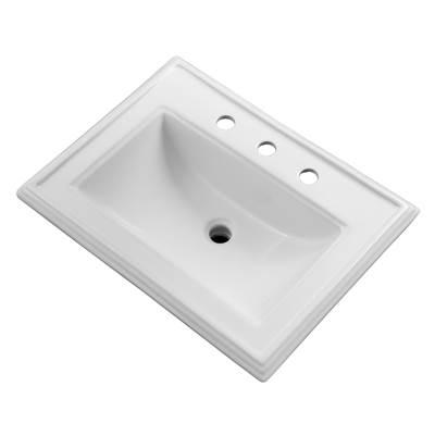 Logan Square S-Rim Lav 23.63''x18.13'' 8''CC White by Gerber Plumbing
