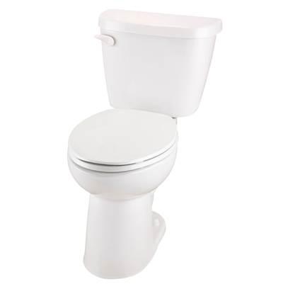 Maxwell 1.6gpf ADA EL 10'' RI Combo: GMX21928 Bowl w/ GMX28995 Tank White by Gerber Plumbing