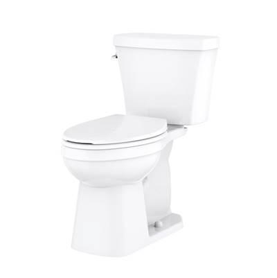 Elite 1.28gpf Simple CT ADA EL 10'' RI Combo: GAB21828 Bowl w/ GAH28895 Tank White by Gerber Plumbing