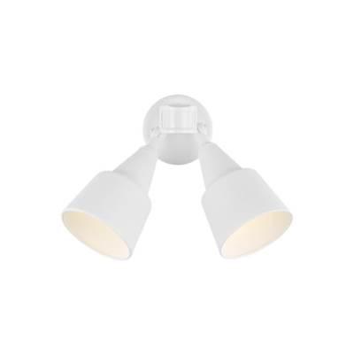 Two Light Flood with Photo and Motion Sensor White by Generation Lighting