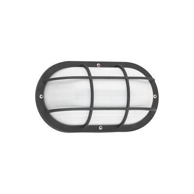 Bayside One Light Oval Grid Wall