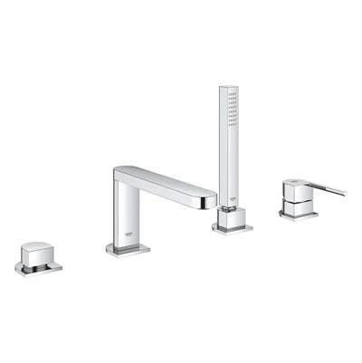 4-Hole Single-Handle Deck Mount Roman Tub Faucet with 1.75 GPM Hand Shower by Grohe
