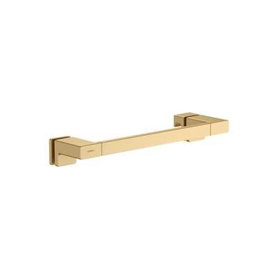 AddStoris Shower door handle in Brushed Gold Optic by Hansgrohe