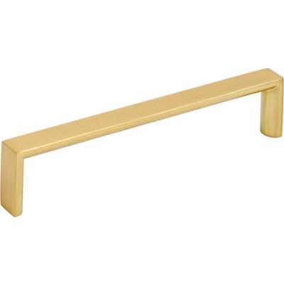 128 mm Center-to-Center Brushed Gold Walker 2 Cabinet Pull by Hardware Resources