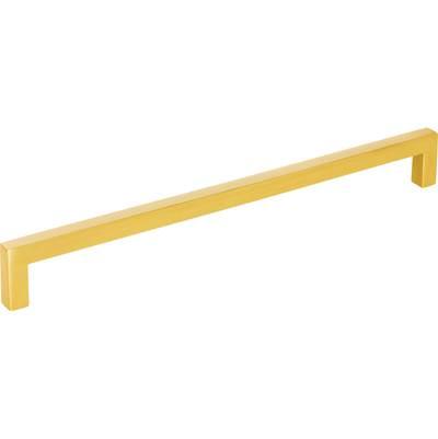 224 mm Center-to-Center Brushed Gold Square Stanton Cabinet Bar Pull by Hardware Resources