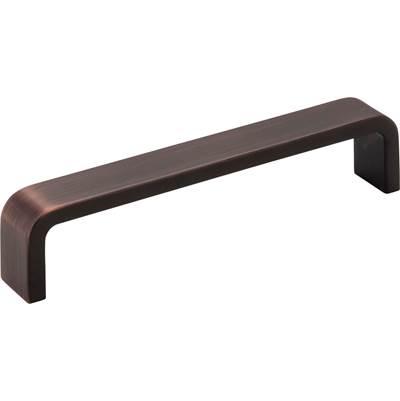 128 mm Center-to-Center Brushed Oil Rubbed Bronze Square Asher Cabinet Pull by Hardware Resources