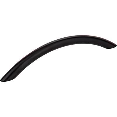 128 mm Center-to-Center Matte Black Arched Verona Cabinet Pull by Hardware Resources