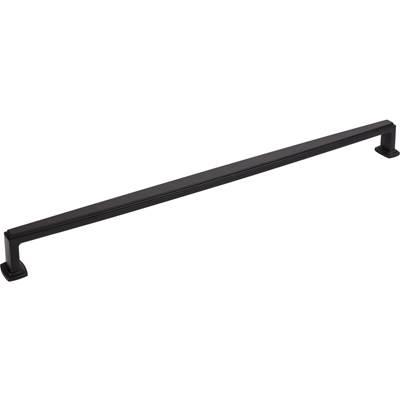 18'' Center-to-Center Matte Black Richard Appliance Handle by Jeffrey Alexander