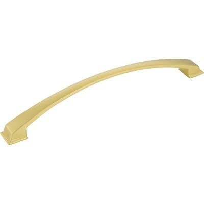 224 mm Center-to-Center Brushed Gold Arched Roman Cabinet Pull by Jeffrey Alexander